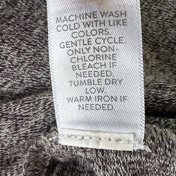 Pure Jill Women Gray Heather Pocket Dress Pullover Cowl Neck Long Sleeve LP - Picture 7 of 12